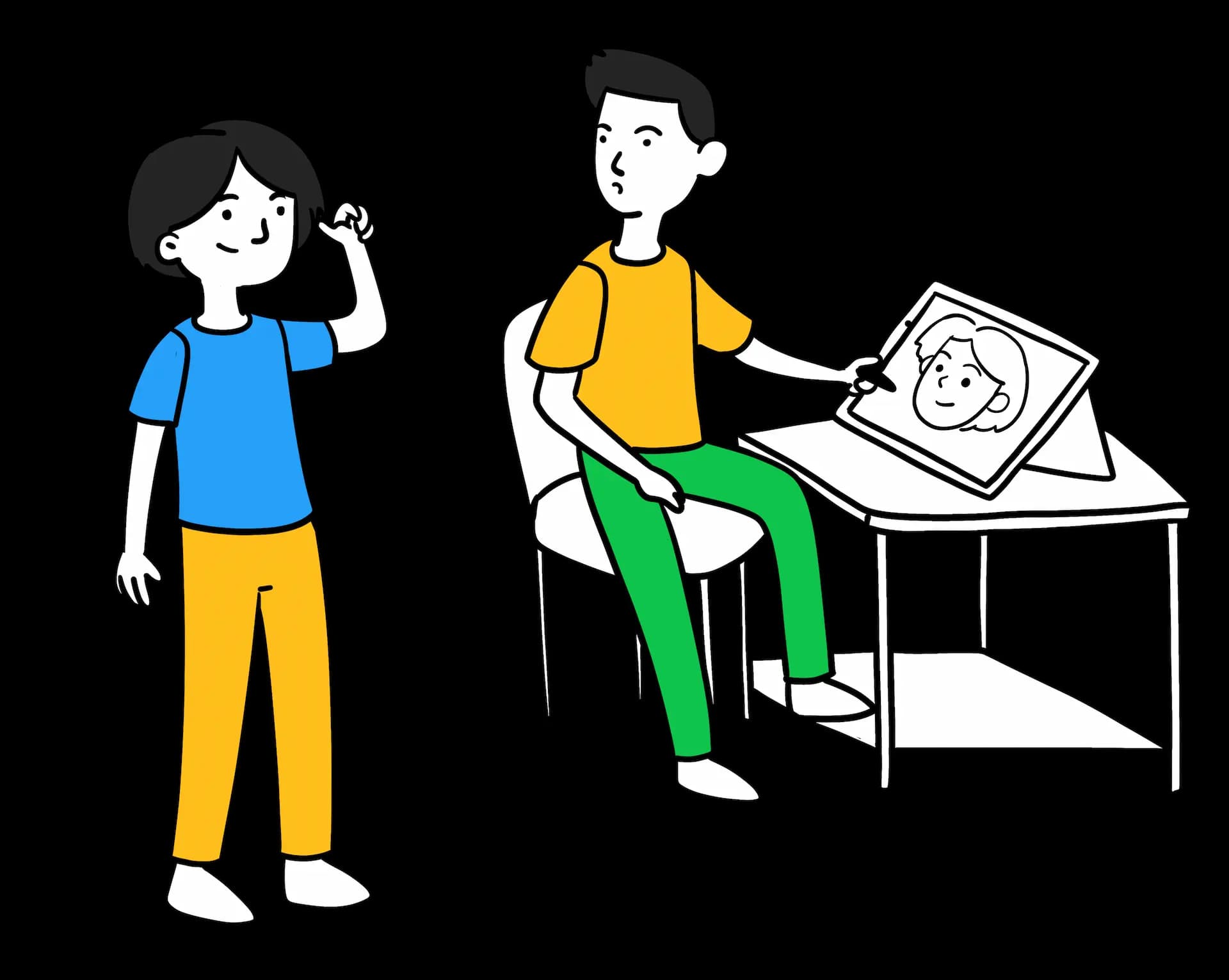 family illustration