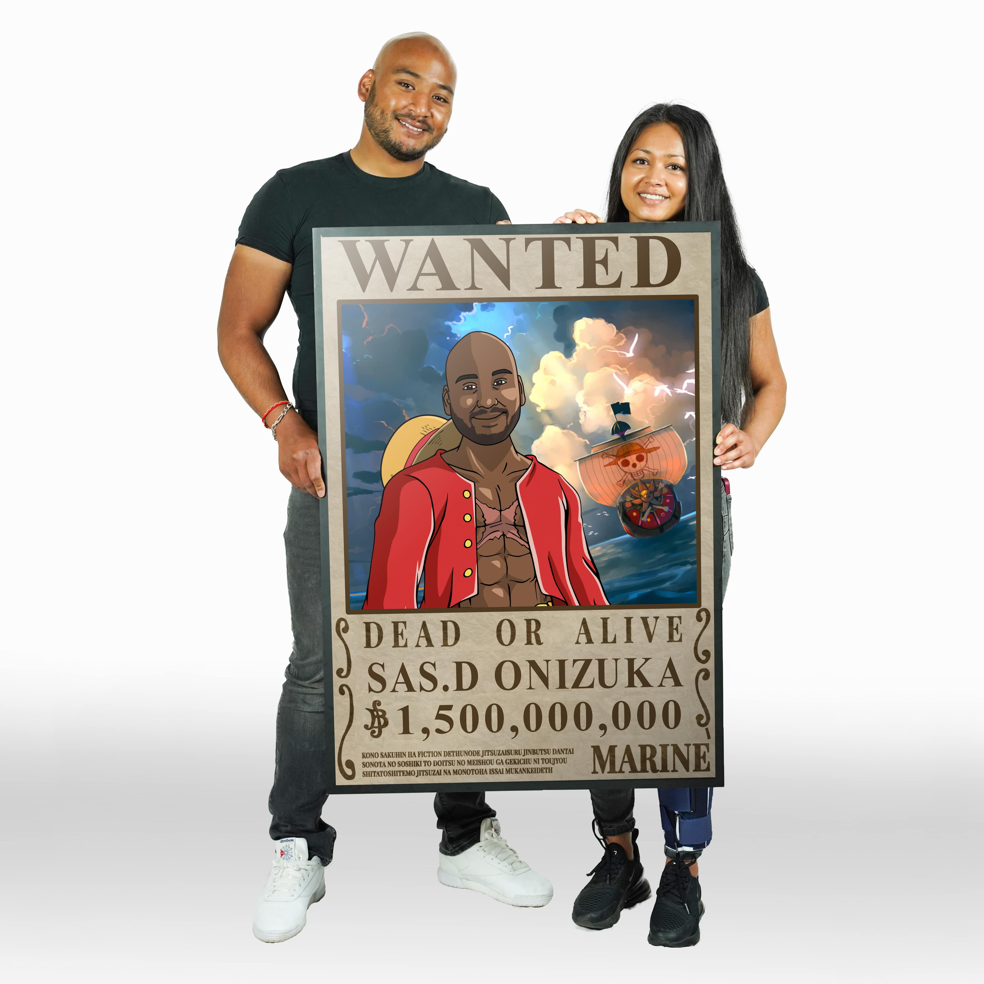 one piece poster maker by Cartoonely