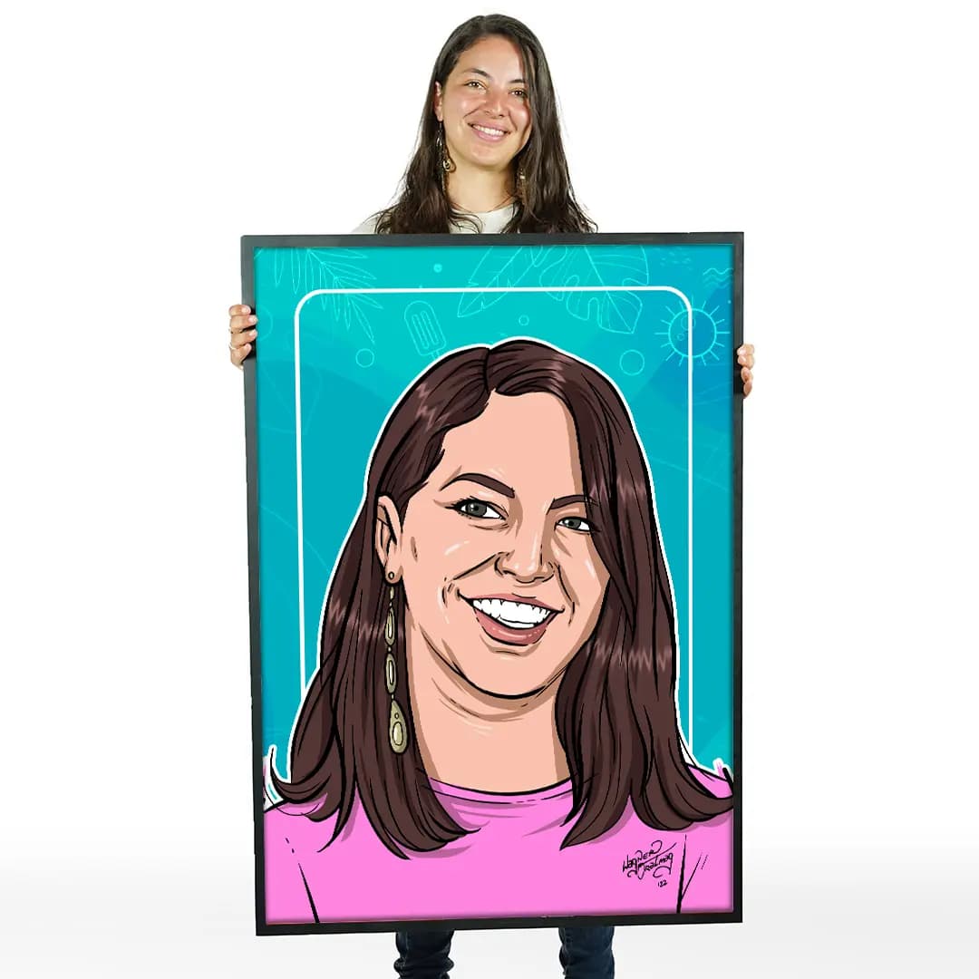 Custom Pop Art Self Portrait