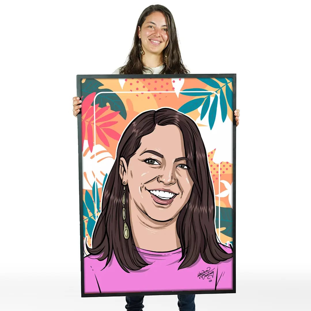 Custom Pop Art Self Portrait