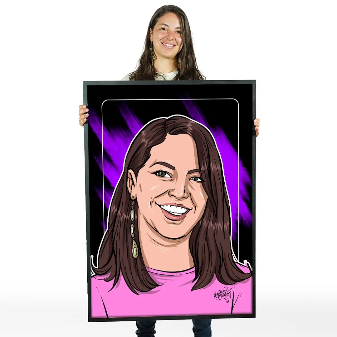 Custom Pop Art Self Portrait