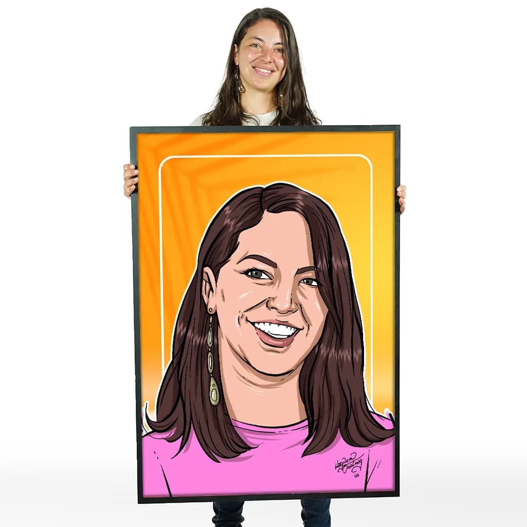 Custom Pop Art Self Portrait