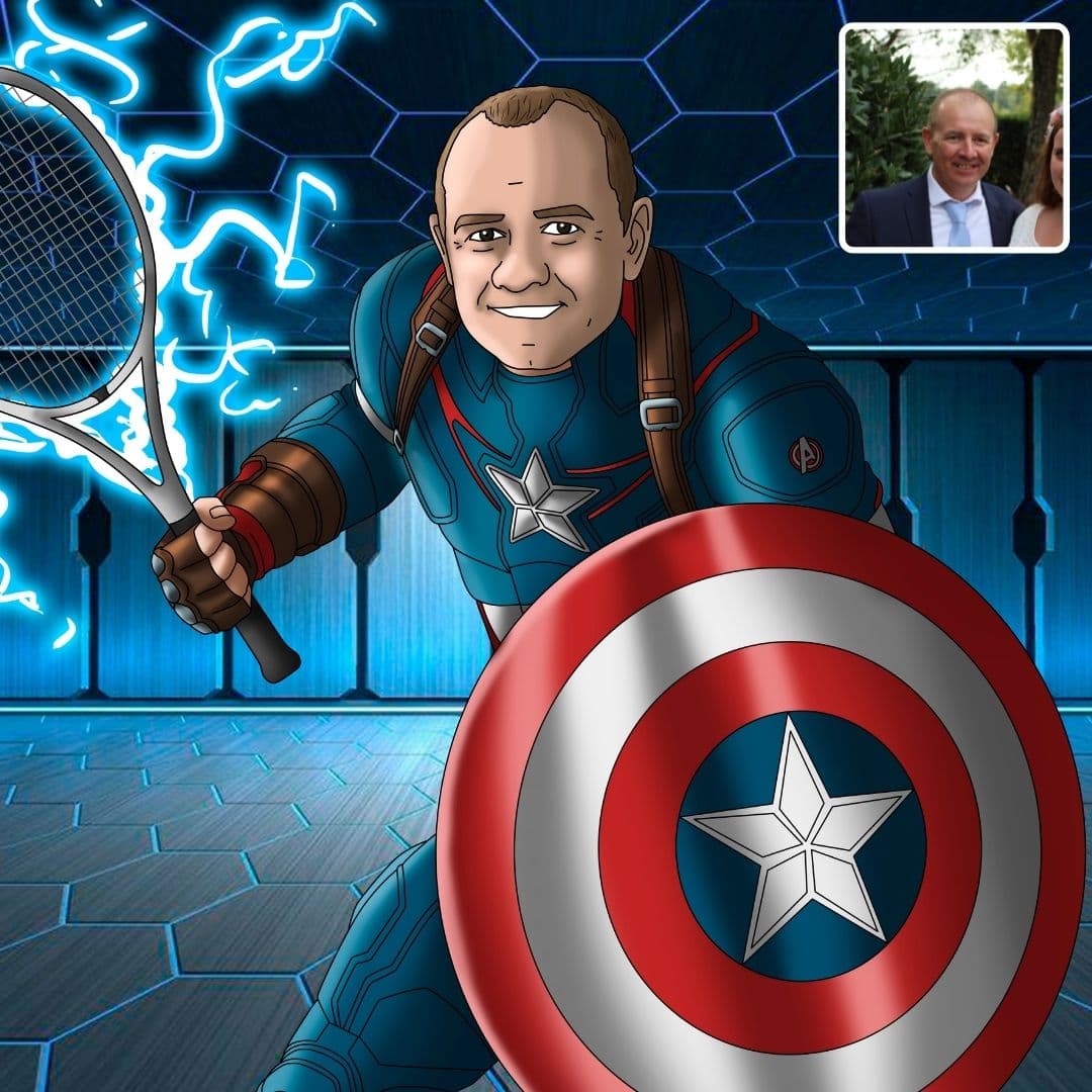 Custom marvel portraits made by Cartoonely original gifts