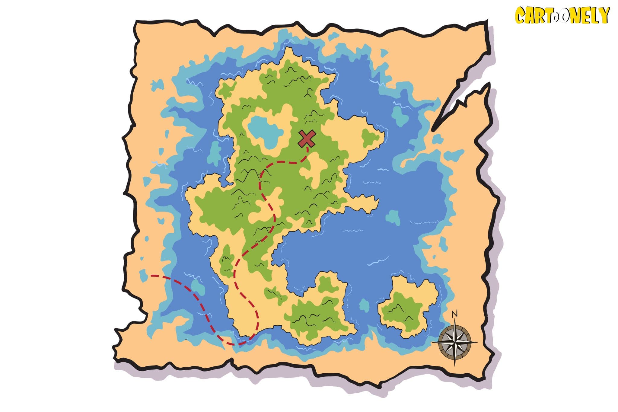Treasure Map Drawing