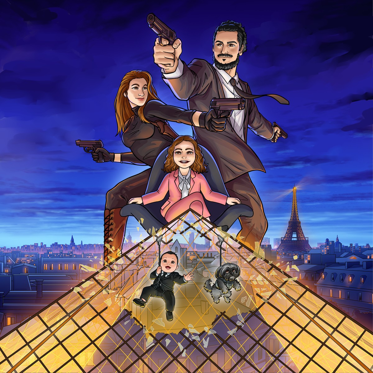 Pro Cartoon Cartoonely | Custom Cartoon Portraits by Professional Artists